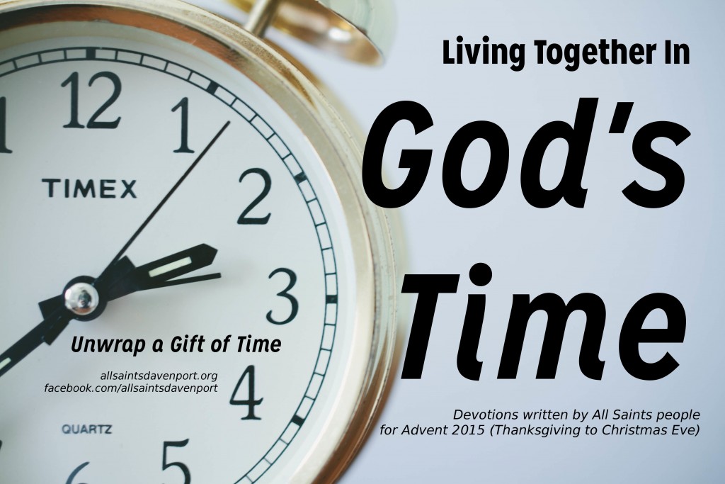 Living Together in God's Time: November 26