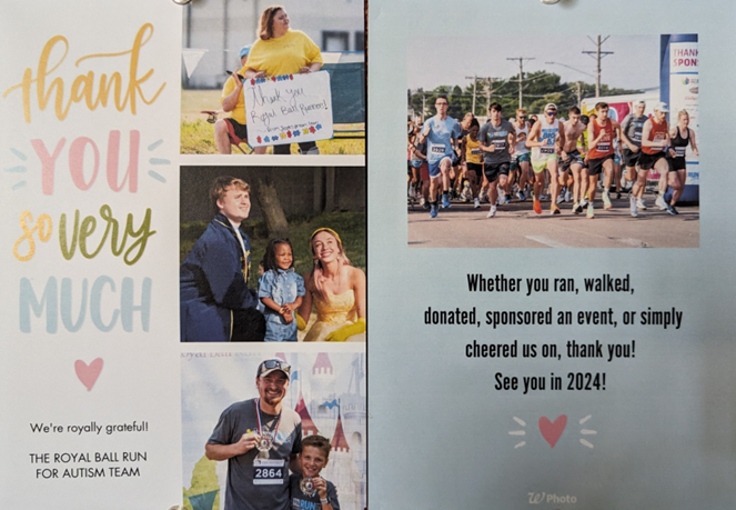 Royal Ball Run for Autism Update