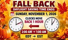 October, November, & December Information